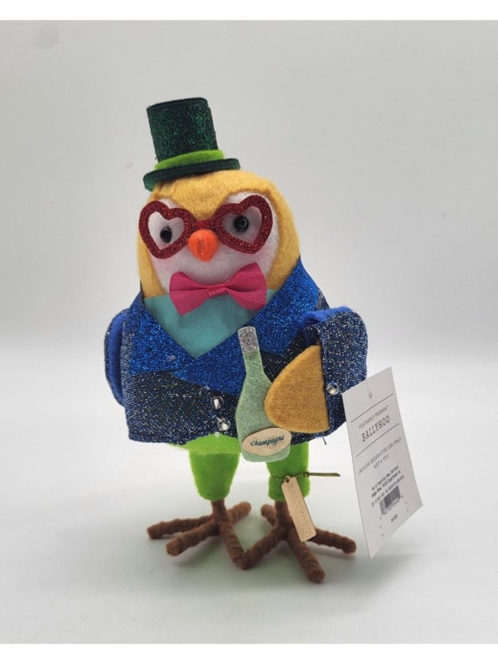 Target Wondershop Featherly Friends 2025 Ballyhoo Bird Christmas Decor Champagne